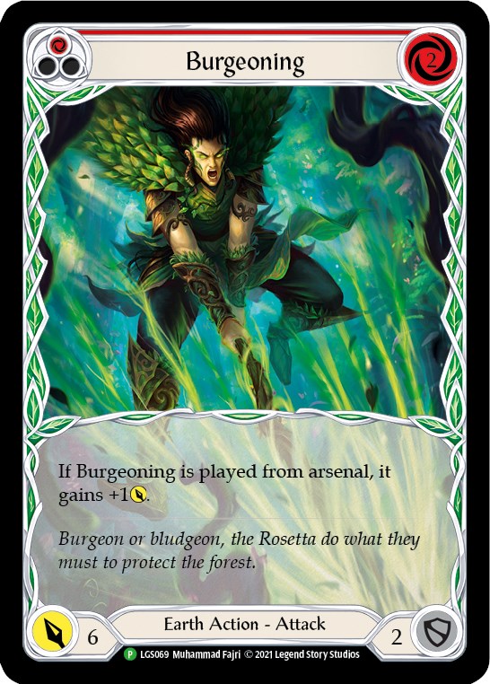 Burgeoning (Red) - LGS069