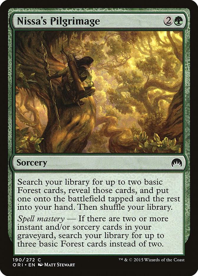Nissa's Pilgrimage [Magic Origins - 190]