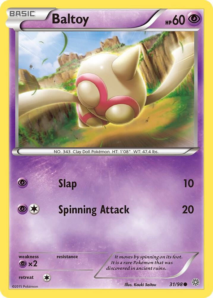 Baltoy (31) [XY - Ancient Origins - 31/98]