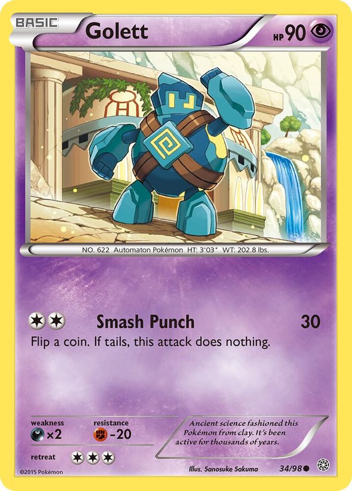 Golett [XY - Ancient Origins - 34/98]