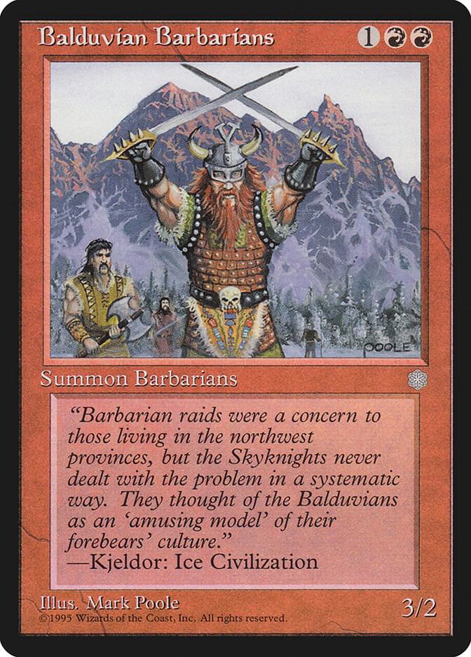 Balduvian Barbarians [Ice Age - 172]
