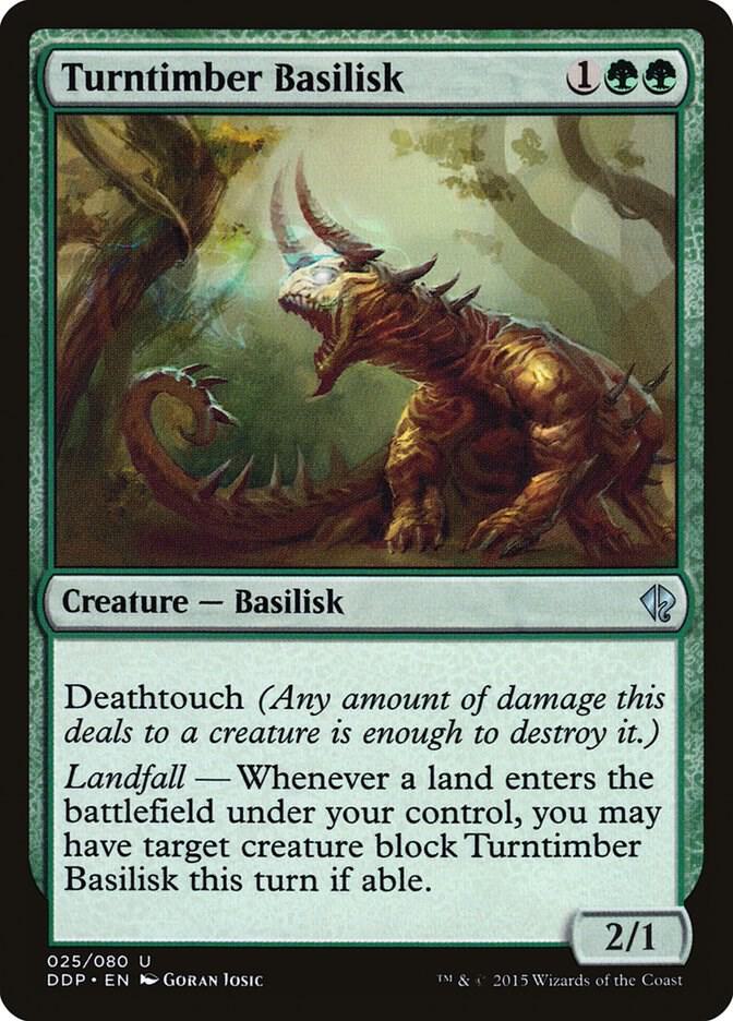 Turntimber Basilisk [Duel Decks: Zendikar vs. Eldrazi - 25]