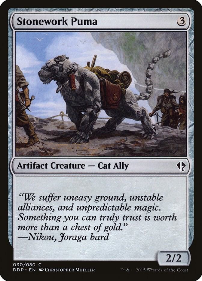 Stonework Puma [Duel Decks: Zendikar vs. Eldrazi - 30]