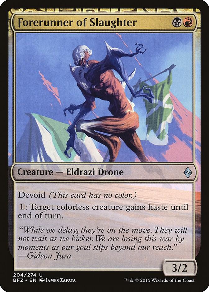 Forerunner of Slaughter [Battle for Zendikar - 204]