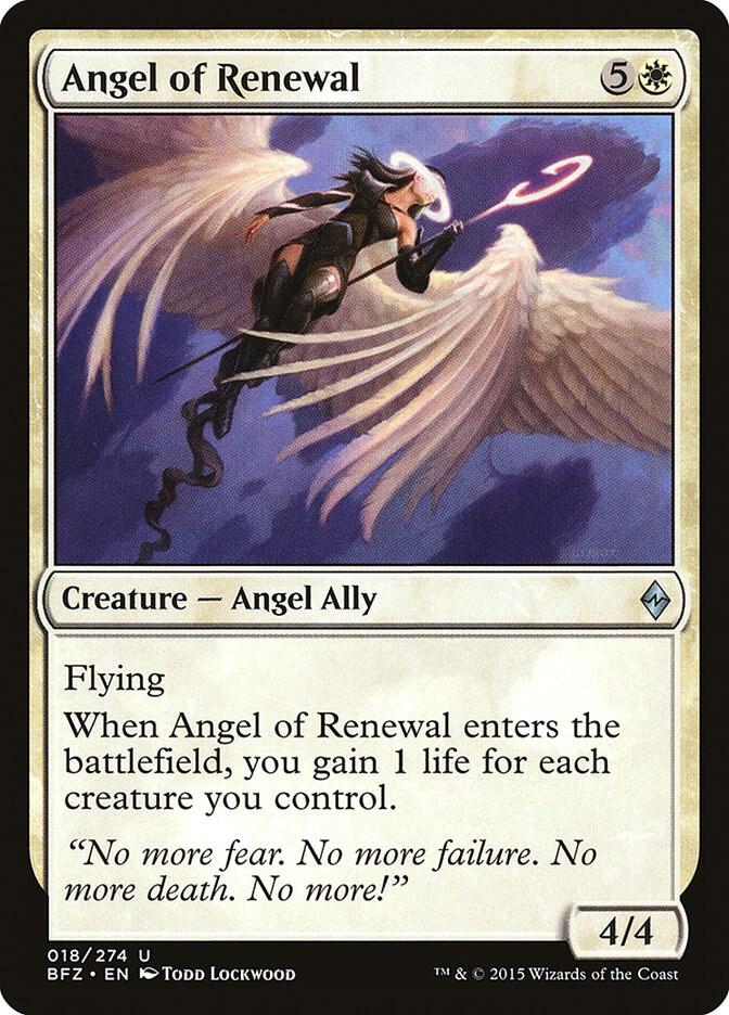Angel of Renewal [Battle for Zendikar - 18]