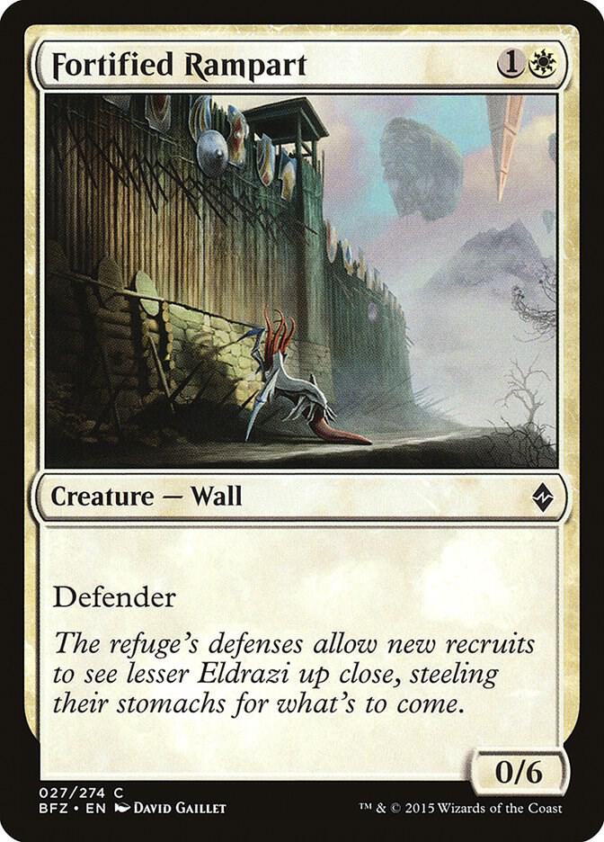 Fortified Rampart [Battle for Zendikar - 27]