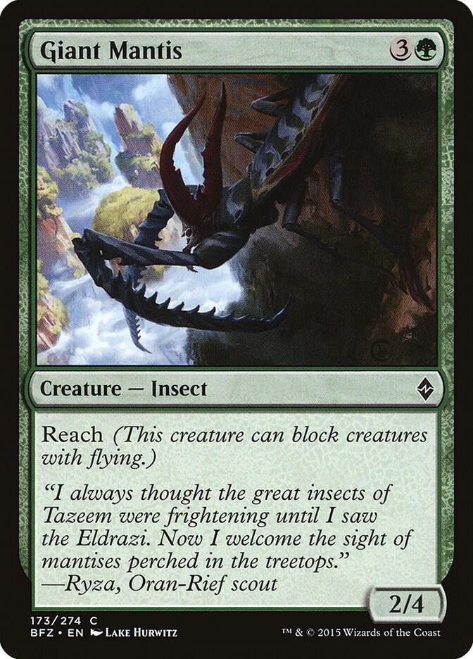 Giant Mantis [Battle for Zendikar - 173]