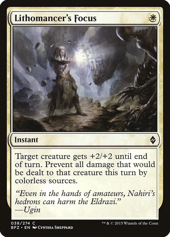 Lithomancer's Focus [Battle for Zendikar - 38]