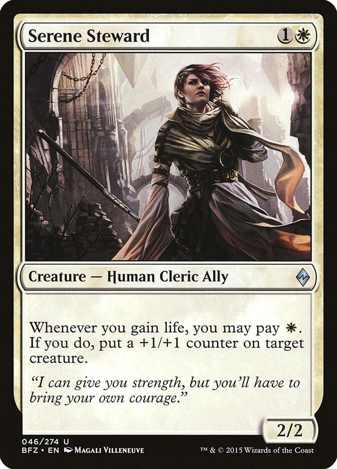 Serene Steward [Battle for Zendikar - 46]