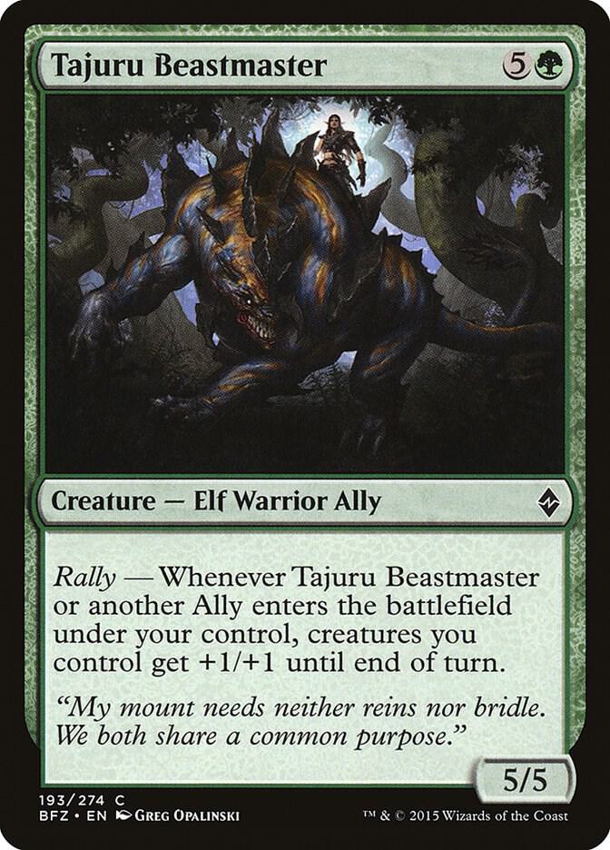Tajuru Beastmaster [Battle for Zendikar - 193]