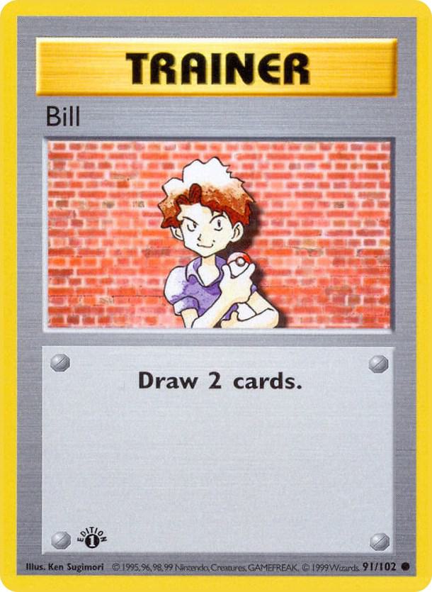 Bill [Base Set (Shadowless) - 091/102]