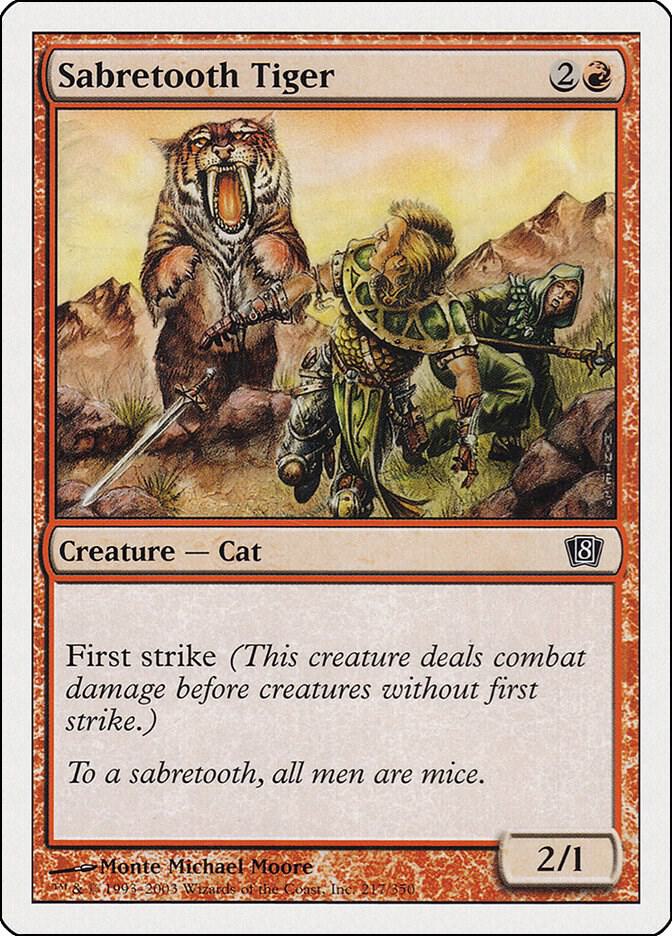 Sabretooth Tiger [8th Edition - 217]