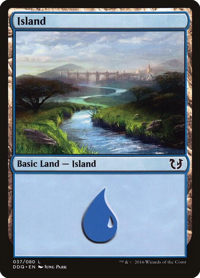 Island (037) [Duel Decks: Blessed vs. Cursed - 37]