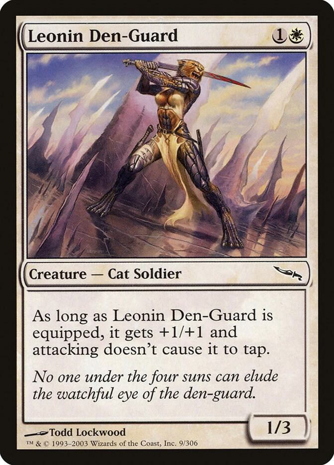 Leonin Den-Guard [Mirrodin - 9]