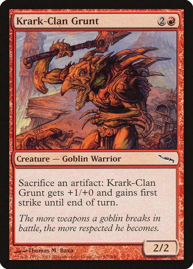 Krark-Clan Grunt [Mirrodin - 97]