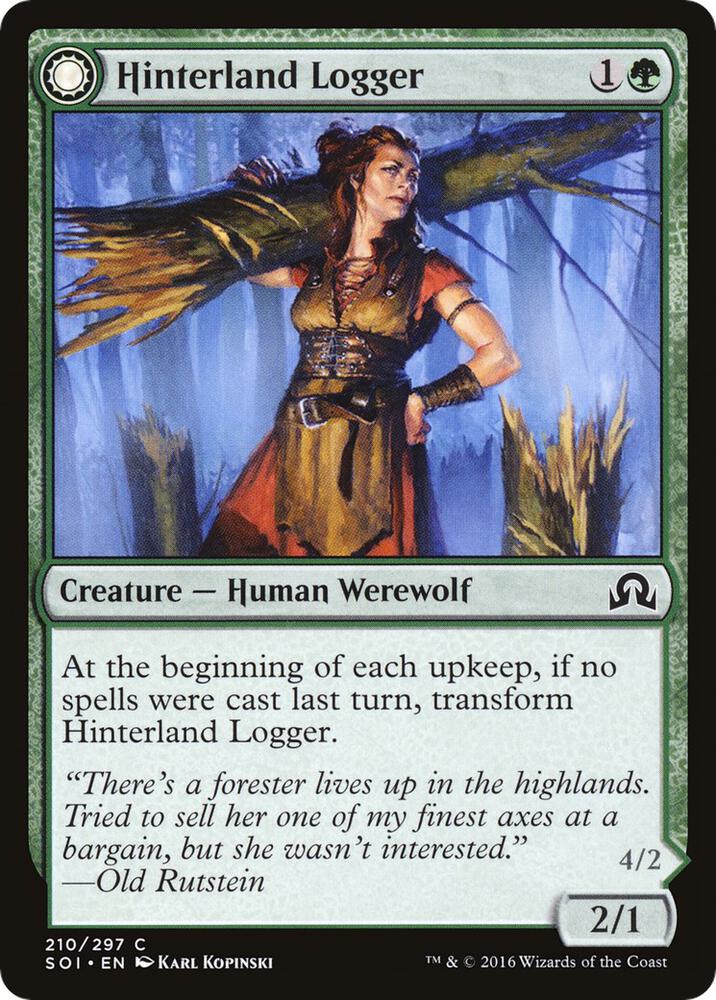 Hinterland Logger [Shadows over Innistrad - 210]