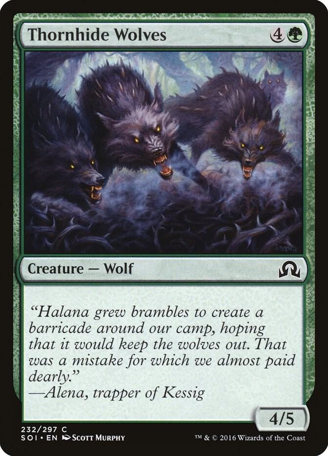 Thornhide Wolves [Shadows over Innistrad - 232]