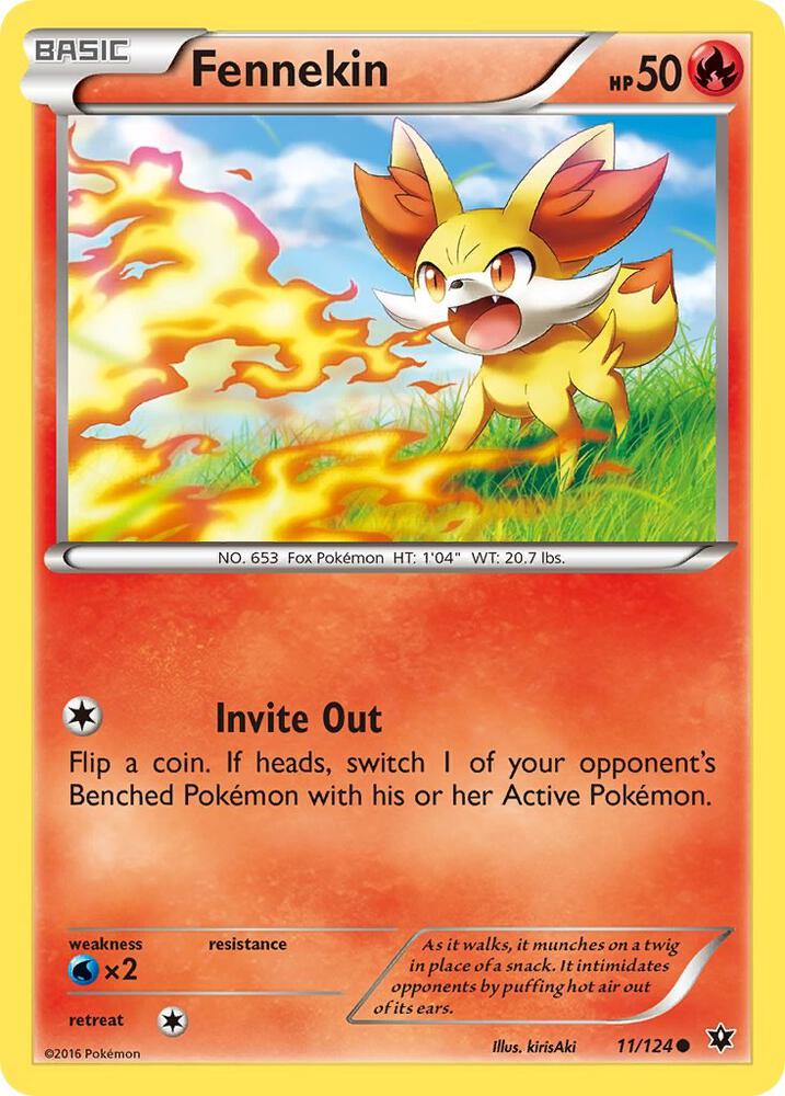 Fennekin (11) [XY - Fates Collide - 11/124]