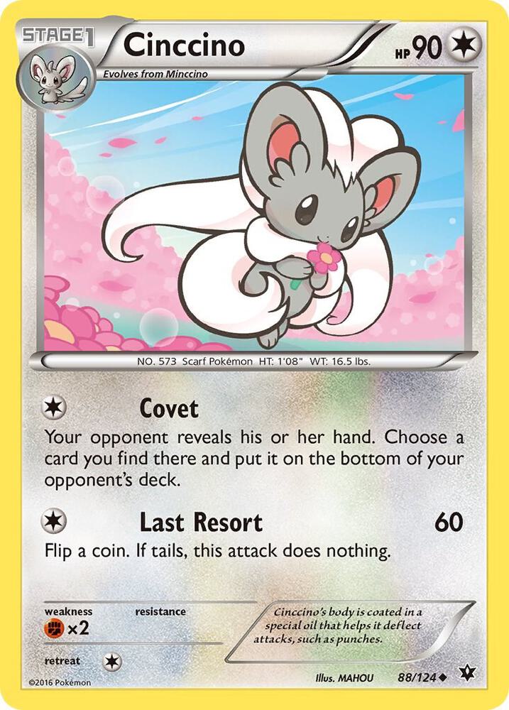 Cinccino (88) [XY - Fates Collide - 88/124]