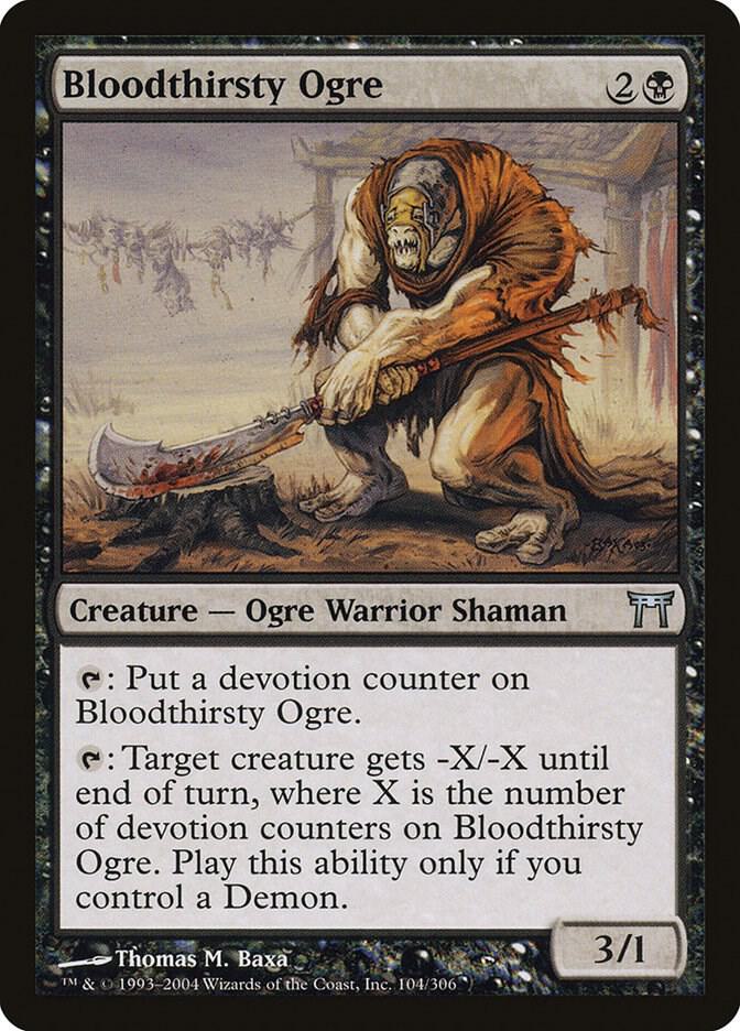 Bloodthirsty Ogre [Champions of Kamigawa - 104]