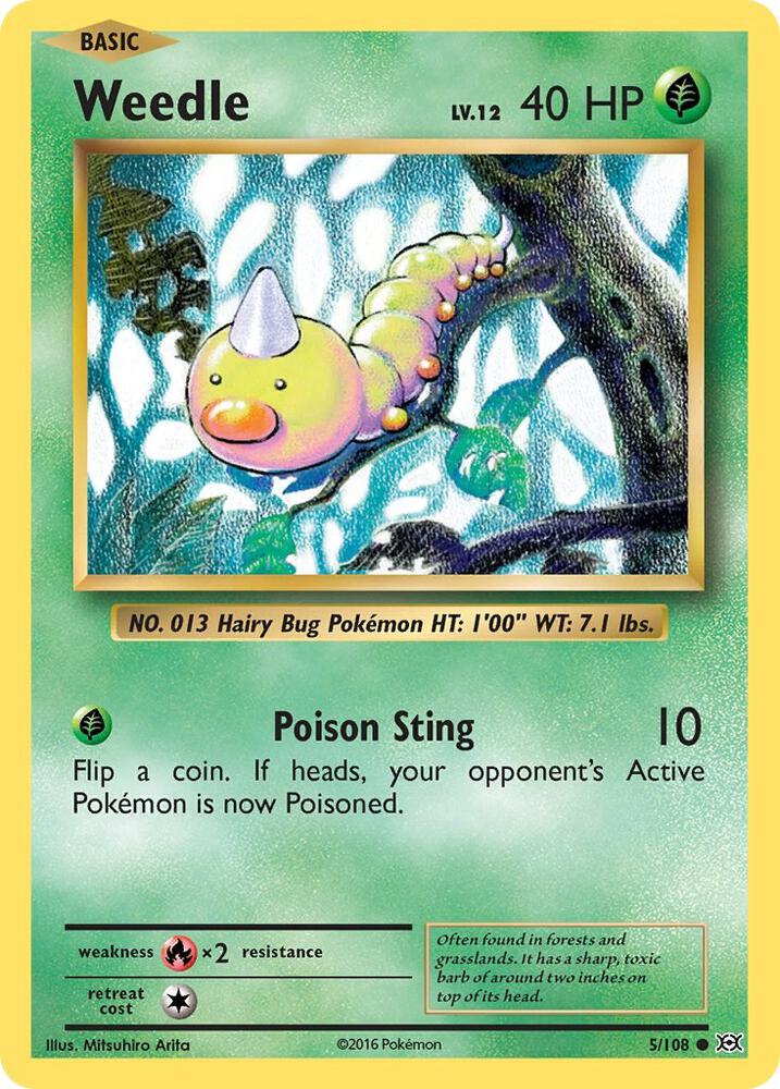 Weedle [XY - Evolutions - 5/108]