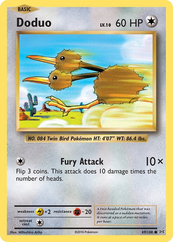 Doduo [XY - Evolutions - 69/108]