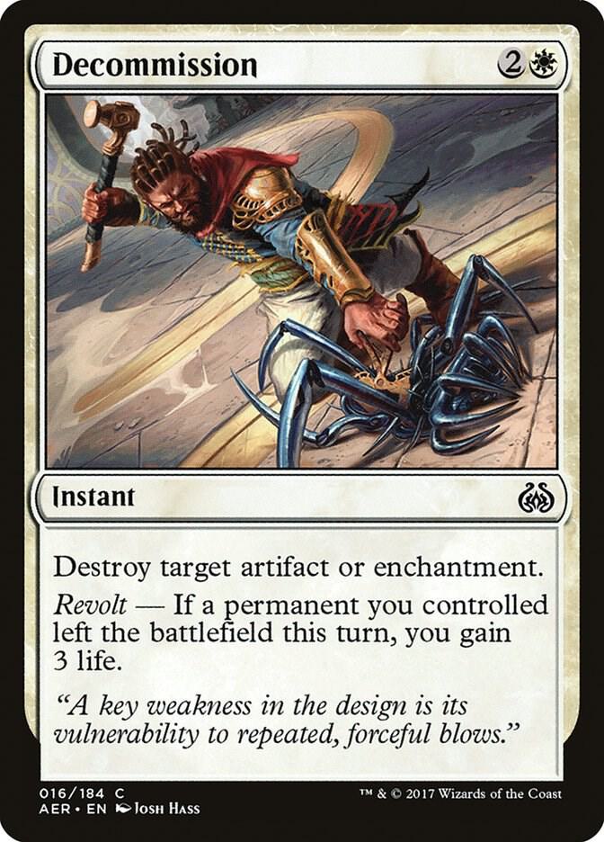 Decommission [Aether Revolt - 16]