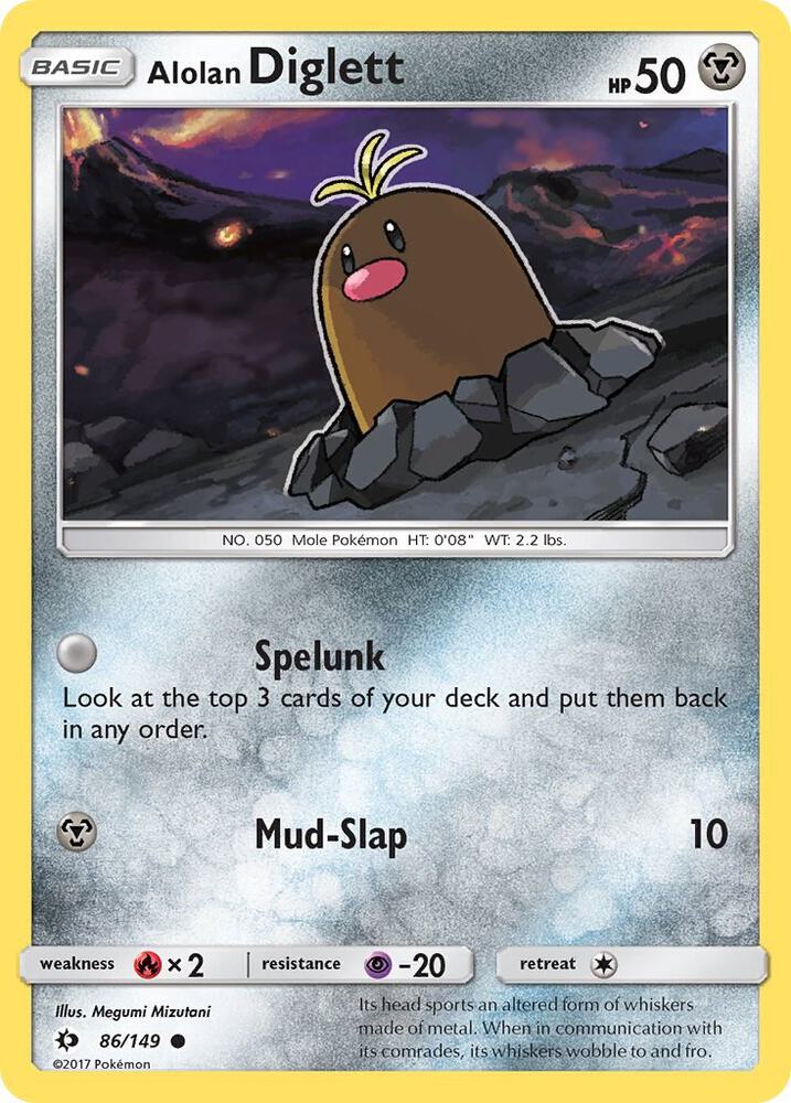 Alolan Diglett [SM Base Set - 86/149]