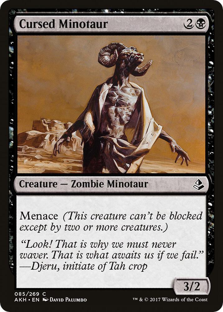 Cursed Minotaur [Amonkhet - 85]