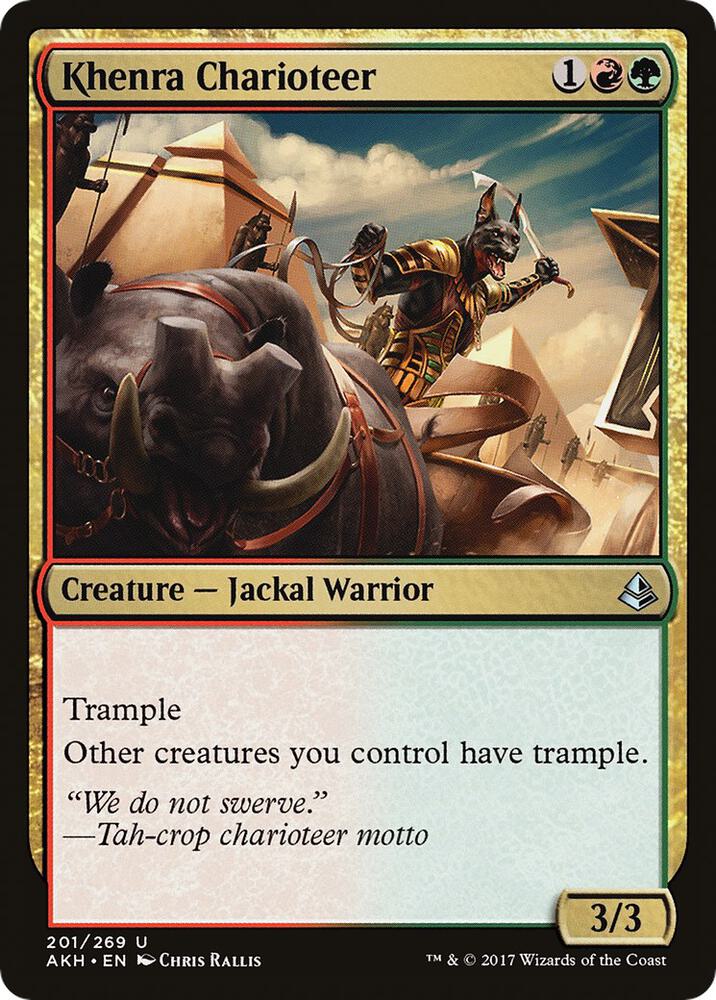 Khenra Charioteer [Amonkhet - 201]