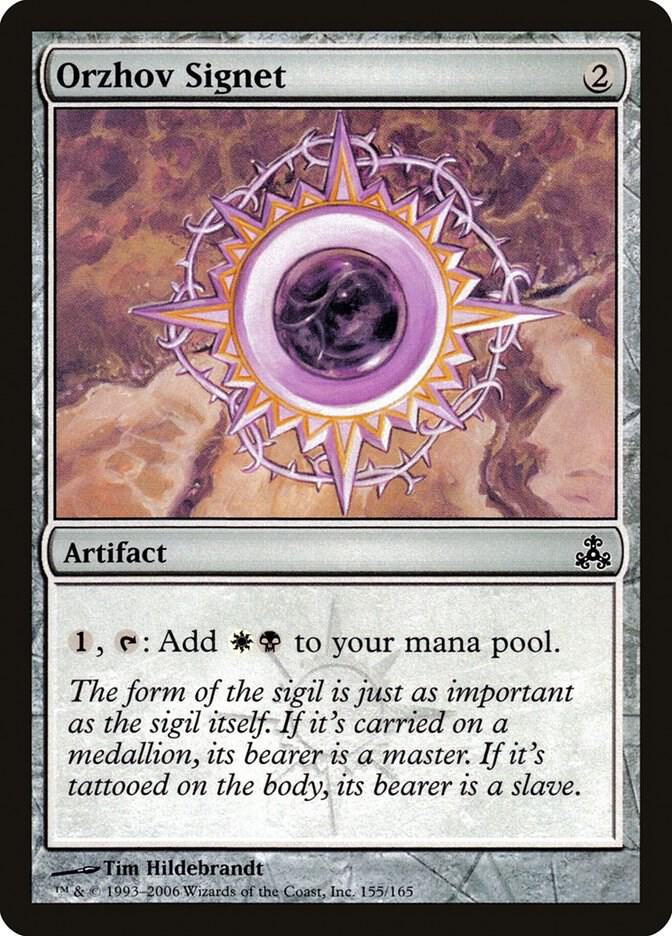 Orzhov Signet [Guildpact - 155]