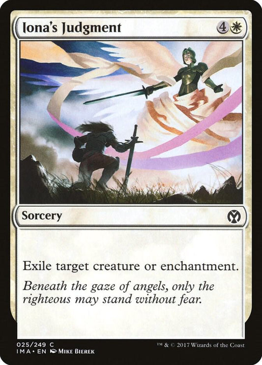 Iona's Judgment [Iconic Masters - 25]