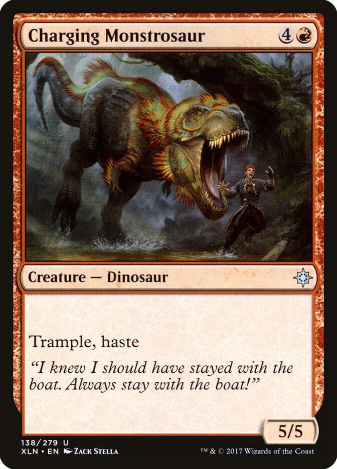 Charging Monstrosaur [Ixalan - 138]