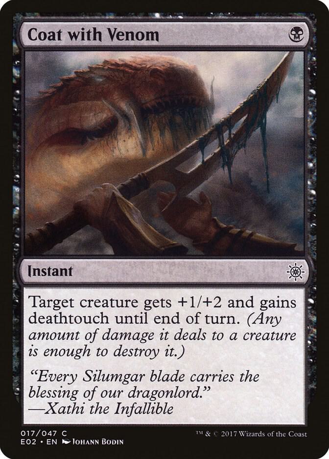 Coat with Venom [Explorers of Ixalan - 17]