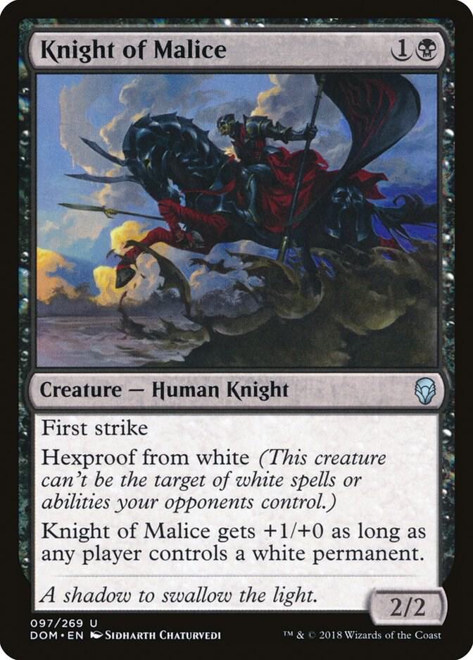 Knight of Malice [Dominaria - 97]