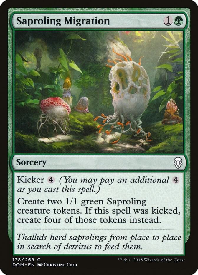 Saproling Migration [Dominaria - 178]