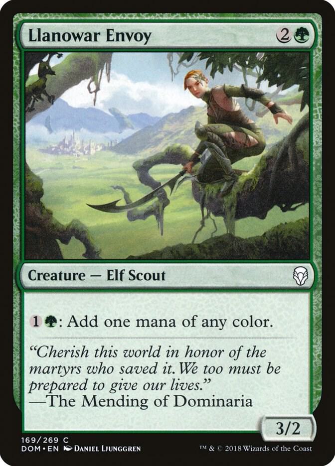 Llanowar Envoy [Dominaria - 169]