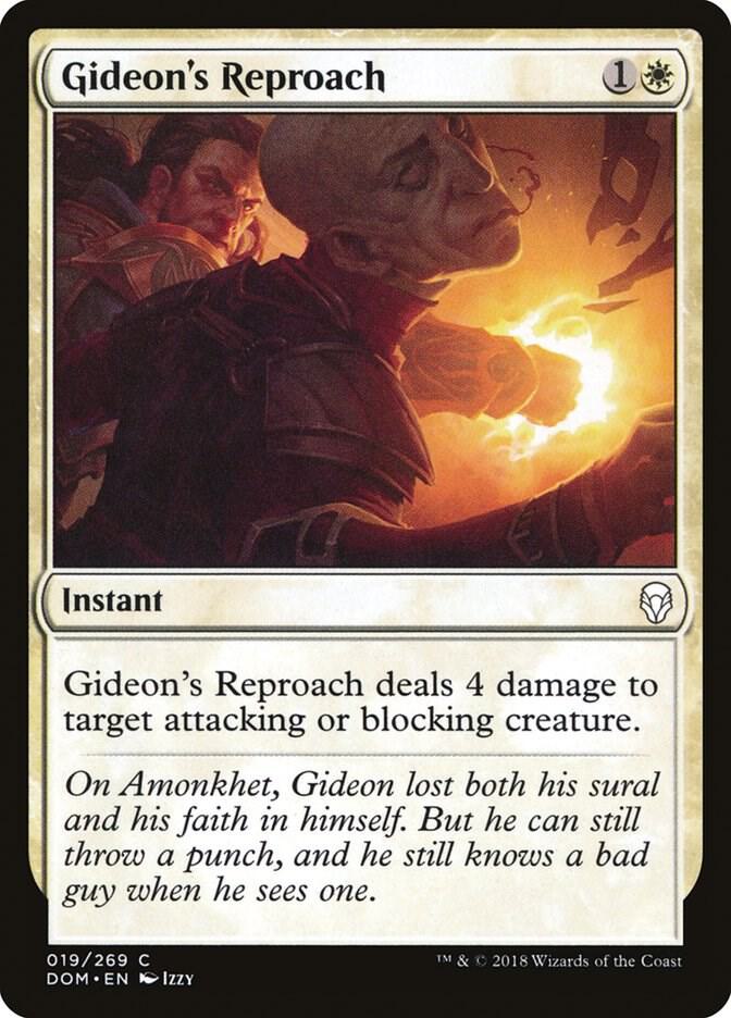 Gideon's Reproach [Dominaria - 19]