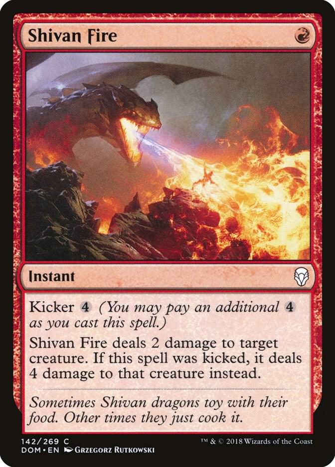 Shivan Fire [Dominaria - 142]