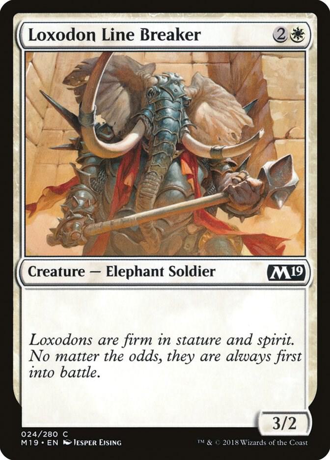 Loxodon Line Breaker [Core Set 2019 - 24]