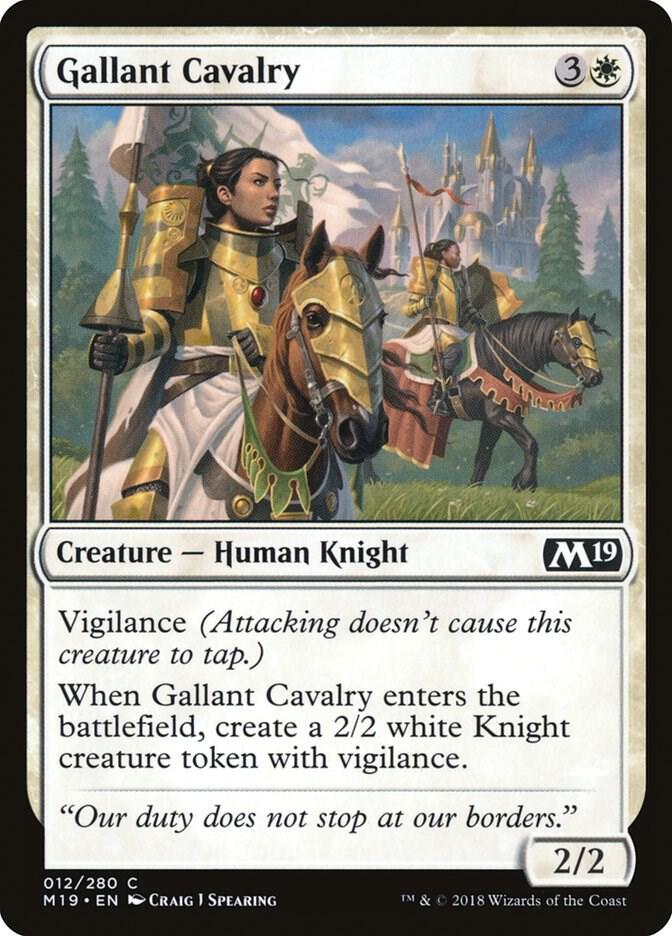 Gallant Cavalry [Core Set 2019 - 12]