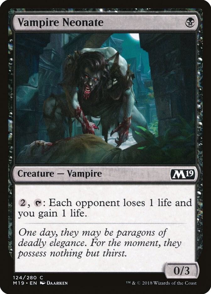 Vampire Neonate [Core Set 2019 - 124]
