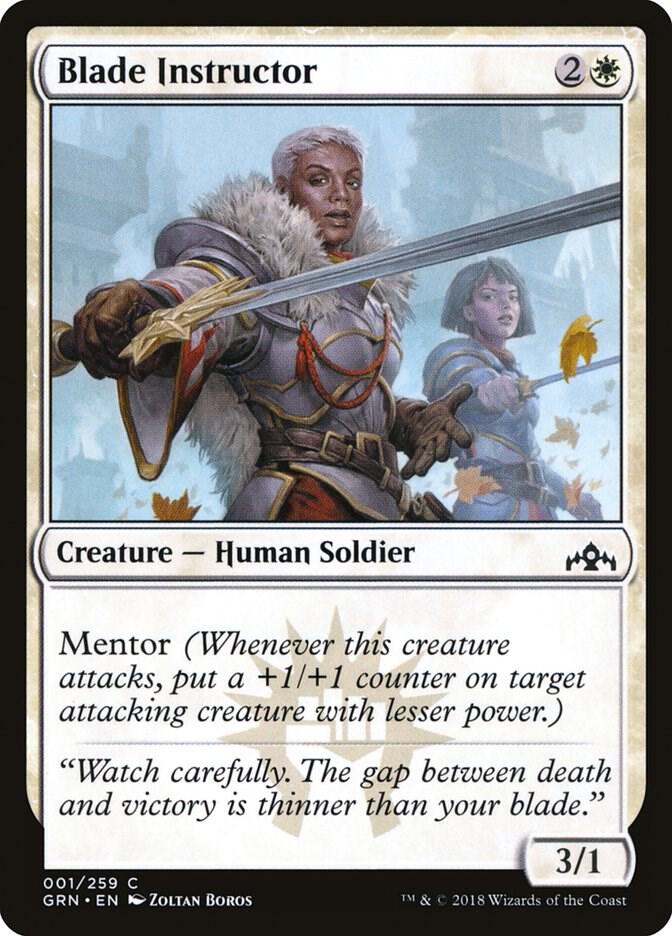 Blade Instructor [Guilds of Ravnica - 1]