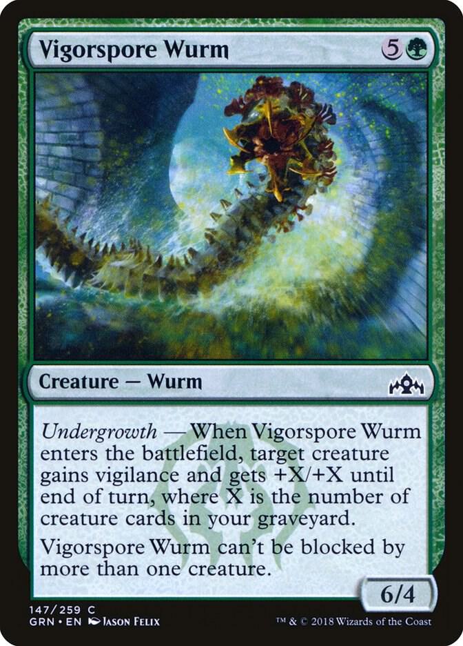 Vigorspore Wurm [Guilds of Ravnica - 147]