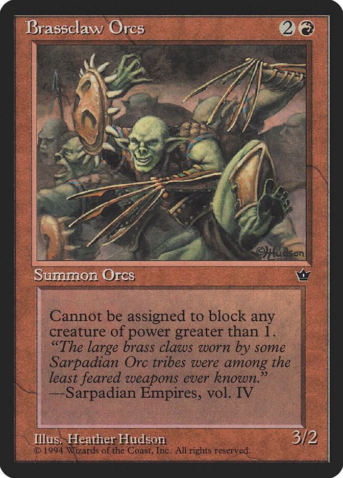 Brassclaw Orcs (Hudson) [Fallen Empires - 49d]