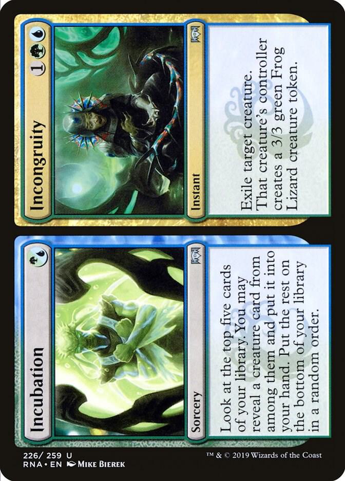 Incubation // Incongruity [Ravnica Allegiance - 226]