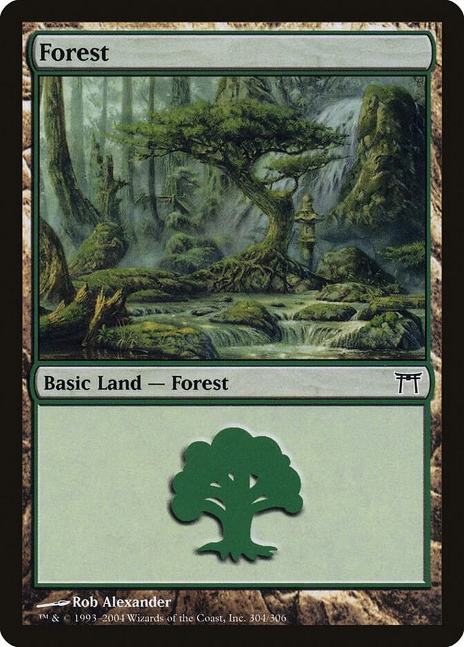 Forest (304) [Champions of Kamigawa - 304]