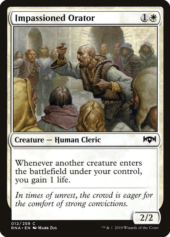Impassioned Orator [Ravnica Allegiance - 12]