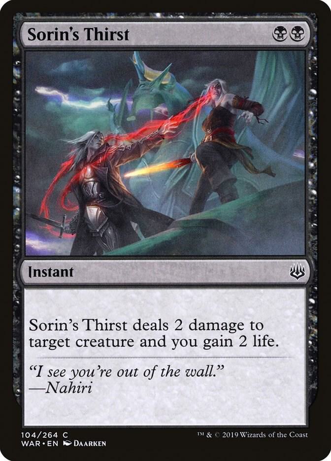 Sorin's Thirst [War of the Spark - 104]