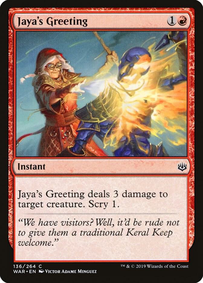 Jaya's Greeting [War of the Spark - 136]